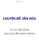 Chuyên đề Văn hóa marketing quốc tế - TS. Vũ Thế Dũng