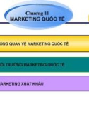 Bài giảng Marketing căn bản: Chương 11 - Phạm Thị Minh Lan