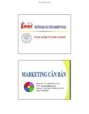 Bài giảng Marketing căn bản: Chương 6 - Th.S. Nguyễn Ngọc Long