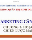 Bài giảng Marketing căn bản: Chương 2 - ThS. Huỳnh Hạnh Phúc (2018)