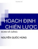 SLIDE - QUẢN TRỊ CHIẾN LƯỢC - HOẠCH ĐỊNH CHIẾN LƯỢC PR