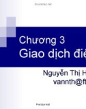 Bài giảng Thương mại điện tử: Chương 3 - GV.Nguyễn Thị Hồng Vân