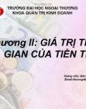 Lý thuyết giá trị thời gian của tiền tệ