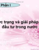 Thực trạng và giải pháp vốn đầu tư trong nước