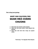 MỘT SỐ CHUYÊN ĐỀ QUAN HỆ CÔNG CHÚNG