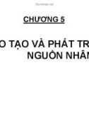 Bài giảng Quản trị nguồn nhân lực: Chương 5 - Cao đẳng Đại Việt Sài Gòn