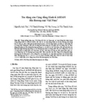 Tác động của Cộng đồng Kinh tế ASEAN đến thương mại Việt Nam