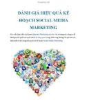 Đánh giá hiệu quả kế hoạch Social media marketing