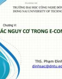 Bài giảng Thương mại điện tử: Chương 5 - ThS. Phạm Đình Sắc