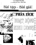 Phân tích hoạt động kinh doanh - Bài tập và bài giải: Phần 1