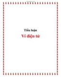 Tiểu luận: Ví điện tử