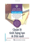 Cẩm nang Kinh doanh Harvard (Harvard business essentials): Quản lý tính sáng tạo và đổi mới