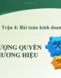 Bài toán kinh doanh - Nhượng quyền thương hiệu