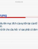 Phân biệt sứ mạng, mục tiêu tổ chức