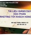 Bài giảng học phần Marketing tới khách hàng tổ chức: Giới thiệu môn học - TS. Phạm Văn Tuấn