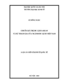 Luận án Tiến sĩ Kinh tế quốc tế: Chuỗi giá trị du lịch ASEAN và sự tham gia của ngành du lịch Việt Nam