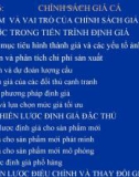 Bài giảng Marketing căn bản - Chương 6: Chính sách giá cả