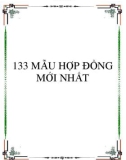 133 MẪU HỢP ĐỒNG MỚI NHẤT