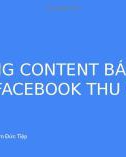 5 Content bán hàng thu hút