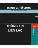 Bài giảng Hành vi tổ chức: Chương 10 - TS. Hồ Thiện Thông Minh