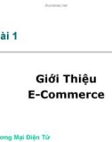 Bài giảng Thương mại điện tử (E-Commerce): Bài 1 - Th.S Trương Việt Phương