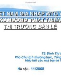 VIỆT NAM GIA NHẬP WTO VÀ XU HƯỚNG PHÁT TRIỂN THỊ TRƯỜNG BÁN LẺ