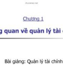 Bài giảng: Quản lý tài chính