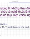 Slide - Những thay đổi về tổ chức và nghệ thuật lãnh đạo