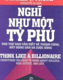 nghĩ như tỷ phú: phần 1 - nxb trẻ