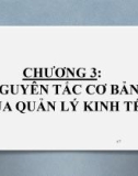 Bài giảng Nguyên lý quản lý kinh tế - Chương 3: Nguyên tắc cơ bản của quản lý kinh tế