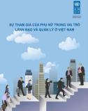 Sự tham gia của phụ nữ trong vai trò lãnh đạo và quản lý ở Việt Nam