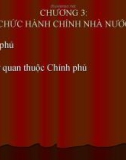 Bài giảng Quản lý và phát triển tổ chức hành chính nhà nước: Chương 3 - Nguyễn Thị Ngọc Lan