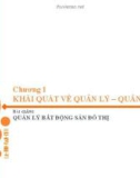 Bài giảng Quản lý bất động sản đô thị - Lê Anh Vân