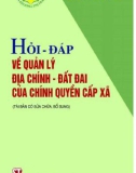 Pháp luật về quản lý địa chính - đất đai của chính quyền cấp xã: Phần 1