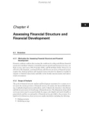 Chapter 4: Assessing Financial Structure and Financial Development