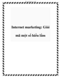 Internet marketing: Giải mã một số hiểu lầm