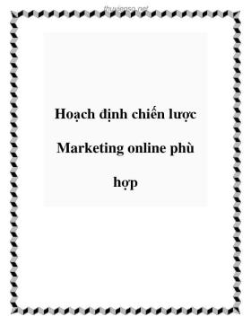 Hoạch định chiến lược Marketing online phù hợp