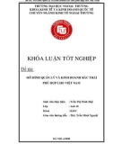 Khóa luận tốt nghiệp: Mô hình quản lý kinh doanh rác thải phù hợp cho Việt Nam