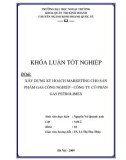 Khóa luận tốt nghiệp: Xây dựng kế hoạch marketing cho sản phẩm Gas công nghiệp - Công ty cổ phần gas petrolimex