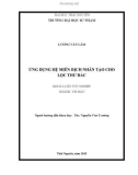 Khóa luận tốt nghiệp: Ứng dụng hệ miễn dịch nhân tạo cho lọc thư rác - Lương Văn Lâm