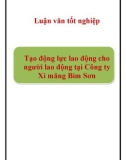 Luận văn tốt nghiệp 'Tạo động lực lao động cho người lao động tại Công ty Xi măng Bỉm Sơn'