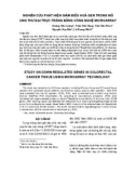 Báo cáo y khoa: 'NGHIÊN CứU PHáT HIệN GIảM ĐIềU HOà GEN TRONG MÔ UNG THƯ ĐạI TRựC TRàNG BằNG CÔNG NGHệ MICROARRAY'