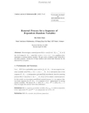 Báo cáo toán học: 'Renewal Process for a Sequence of Dependent Random Variables'