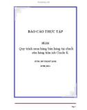 Báo cáo thực tập: Quy trình mua hàng bán hàng tại chuỗi cửa hàng tiện ích Circle K