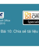 Bài giảng Microsoft Office Word 2010: Bài 10 - Nguyễn Quốc Sử