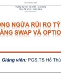 Bài giảng chương 4: Phòng ngừa rủi ro tỷ giá bằng SWAP và OPTION - PGS.TS Hồ Thủy Tiên