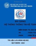 Bài giảng Hệ thống thông tin kế toán: Chương 2 - TS. Đào Nhật Minh