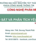 Bài giảng Công nghệ phần mềm: Chương 3 - ThS. Dương Thành Phết