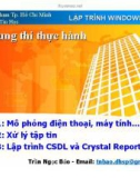 LẬP TRÌNH WINDOWS - NỘI DUNG ÔN TẬP THI THỰC HÀNH - MÔ PHỎNG ĐIỆN THOẠI