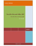 Giáo trình - Tìm hiểu Microsoft Office 2007 - Tập 1 - Lê Văn Hiếu - 1